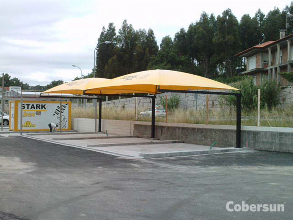 Tenda e Cobertura exterior carros carport - Cobersun