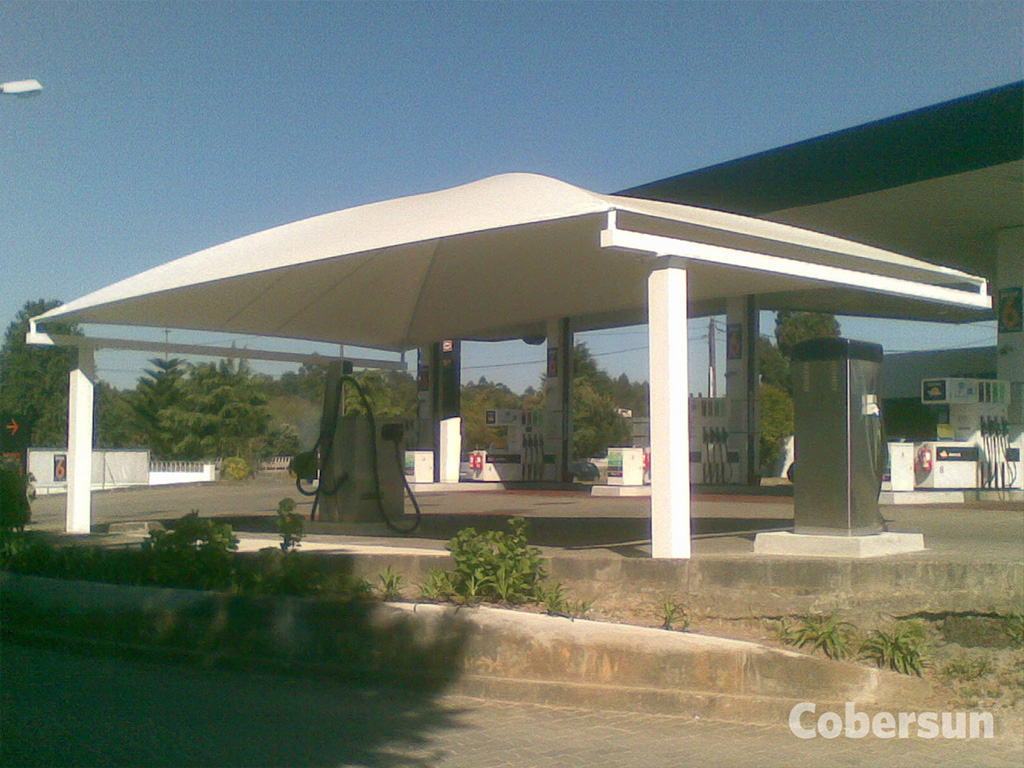 Tenda e Cobertura exterior carros carport - Cobersun