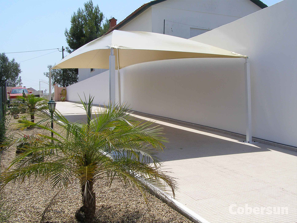 Tenda e Cobertura exterior carros carport - Cobersun