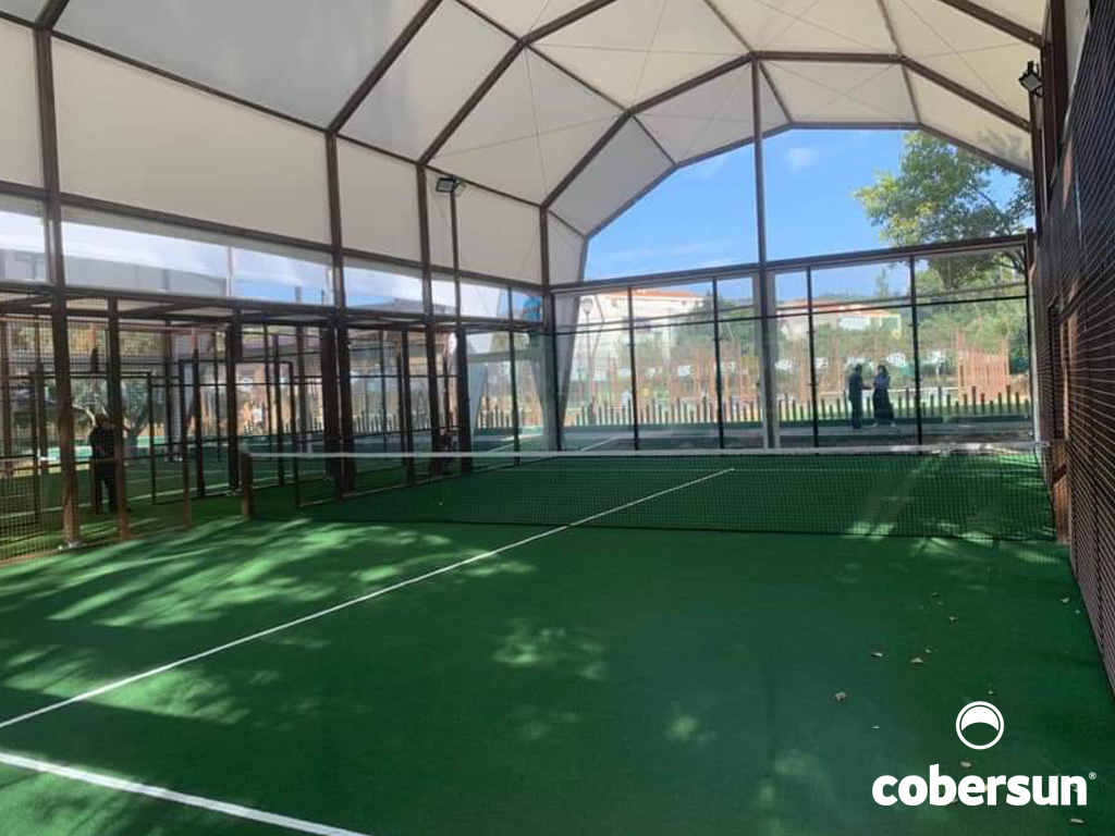 Tenda para eventos, recintos desportivos e cobertura de palcos formato Iglo - Cobersun