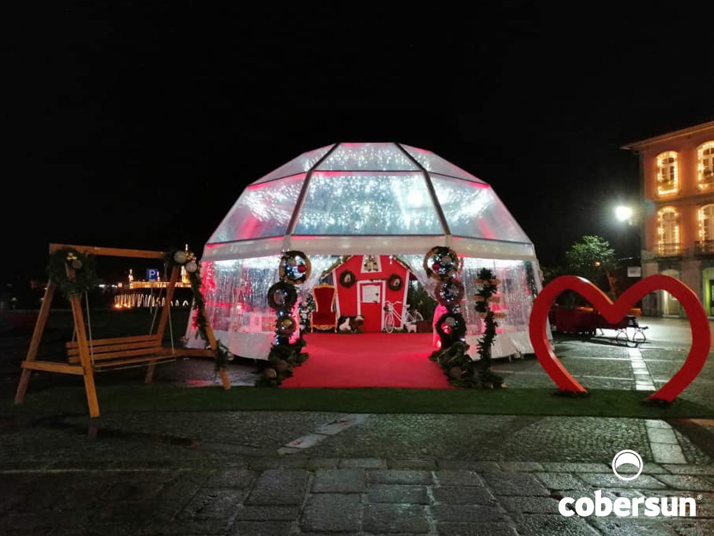 Tenda para eventos, recintos desportivos e cobertura de palcos formato Iglo - Cobersun