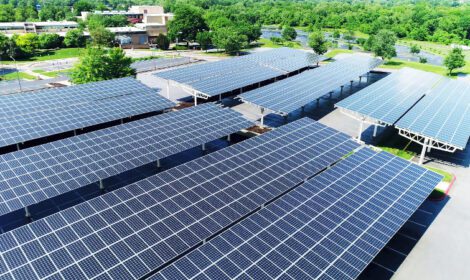 Carport Solar parque de estacionamento cobertura solar